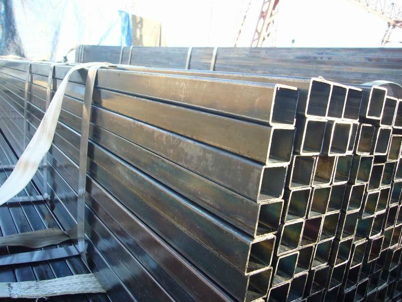 ERW Carbon Steel Black Square Welded Pipes