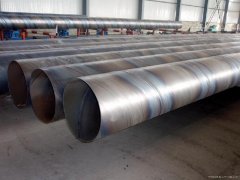 Production of spiral steel pipe