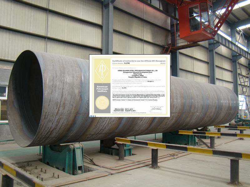 Spiral Welded gas Pipeline